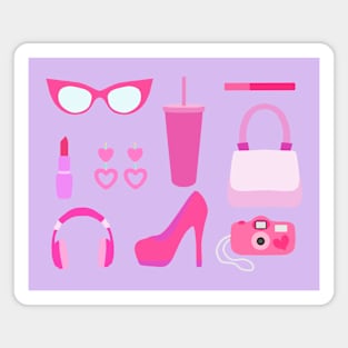 Pink Accessories Magnet